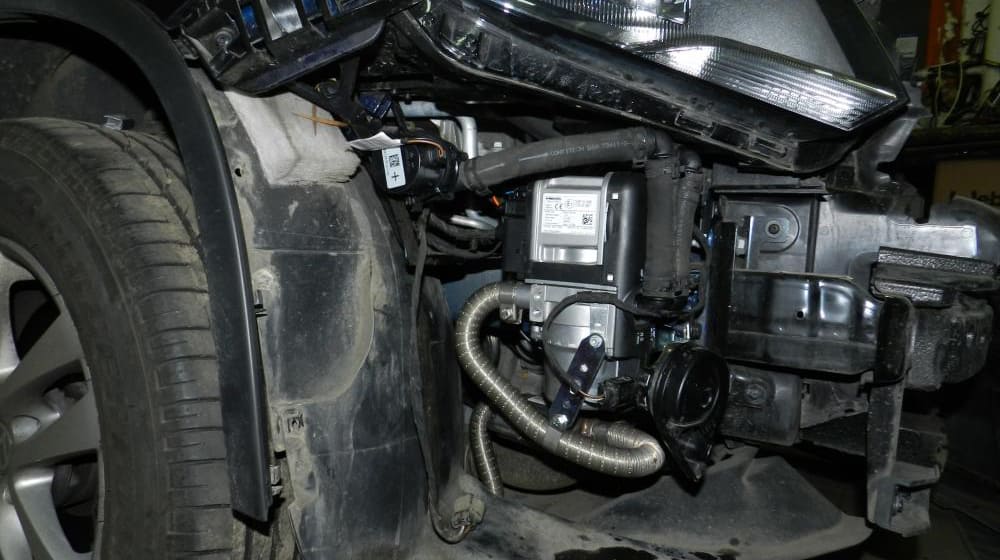 Установка Webasto для Volkswagen Tiguan